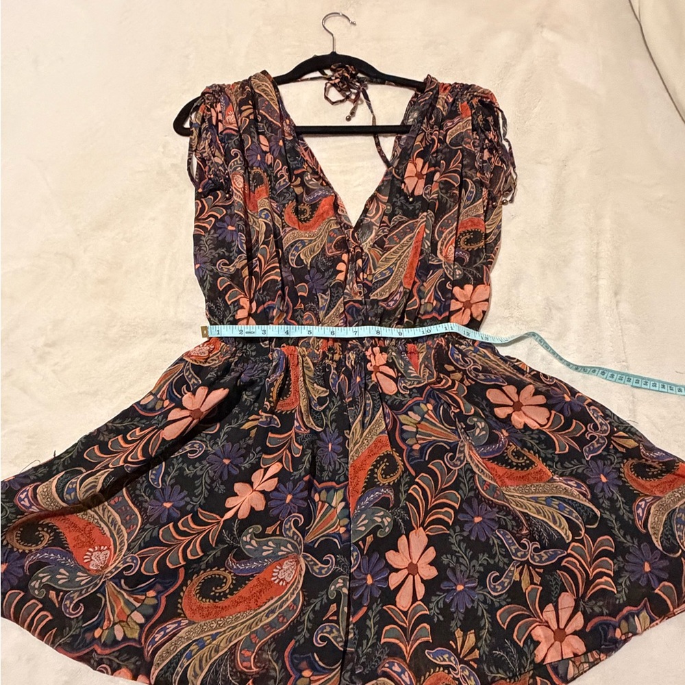 Vici Multicolor Paisley Mini Dress